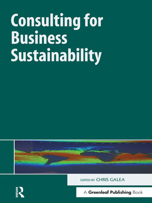 cover image of Consulting for Business Sustainability